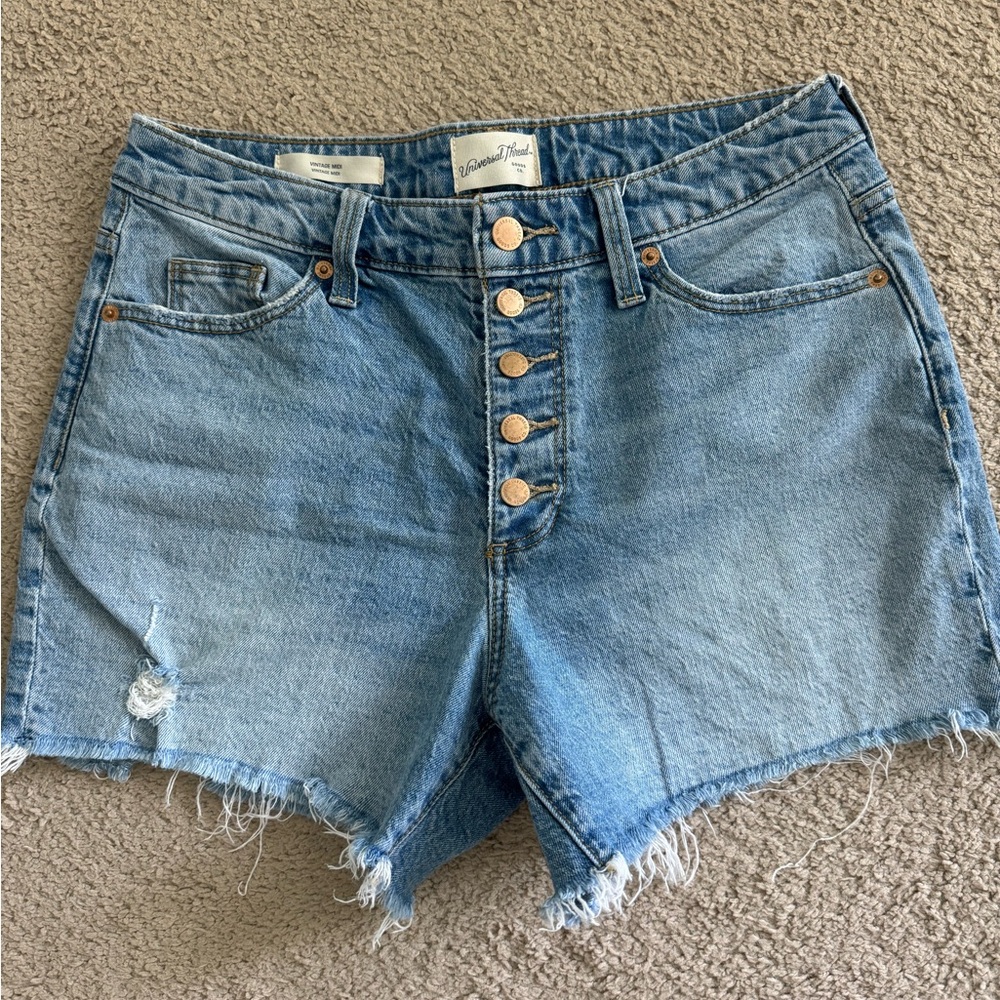 Universal Thread Light Blue Jean Shorts Size 4/27R